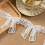 2 Rolls Embroidered Lace Trim Bow Soft Double Layer Mesh 9cm 4