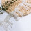 2 Rolls Embroidered Lace Trim Bow Soft Double Layer Mesh 9cm 7