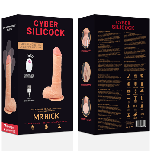 CYBER SILICOCK - REMOTE CONTROL REALISTIC MR RICK 20.9 CM -O- 4 CM 2