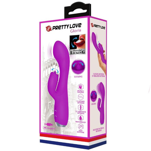 PRETTY LOVE Vibratore Rabbit Viola