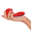 MIA - SELENA STIMULATOR VIBRATING + TAPPING RED 2