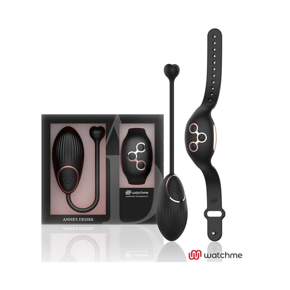 Anneâ´S Desire Black/Gold Anne's Desire - Egg Remote Control Technology Watchme