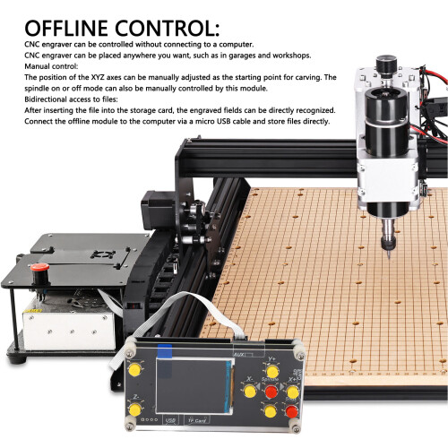GRBL CNC Offline-Controller 1,8 Zoll, 3-Achsen, Acryl 2
