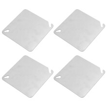 4 pièces de couvercles de boîtes en fer galvanisé de 4 pouces, 300 g
