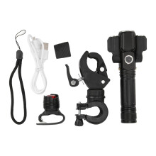 Universal Bike Flashlight Mount360Degree Rotating Bicycle Light Holder With Stable Connection And Easy Installation