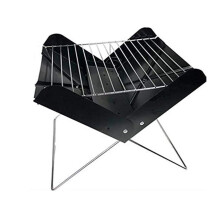 Portable Charcoal Grill Foldable SpaceSaving Design for Camping Balcony Patio Outdoor Cooking