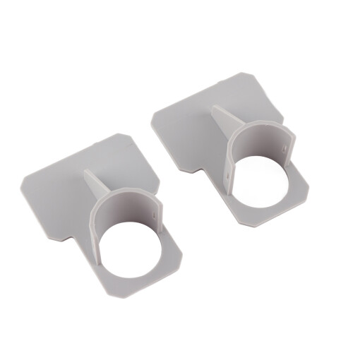 2Pcs Pool Pipe Holders, Hose Support Brackets, ABS, 10*8*3.8cm, Blue & Gray 2