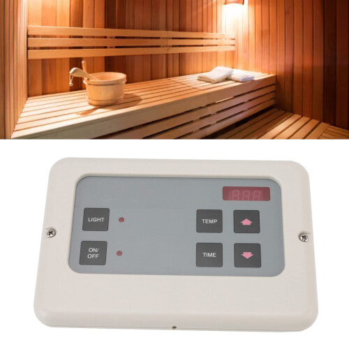 Sauna Steam Generator Controller White Wall Mount Temperature Control Panel for Home Sauna Room 2