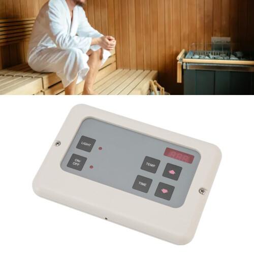Sauna Steam Generator Controller White Wall Mount Temperature Control Panel for Home Sauna Room 1