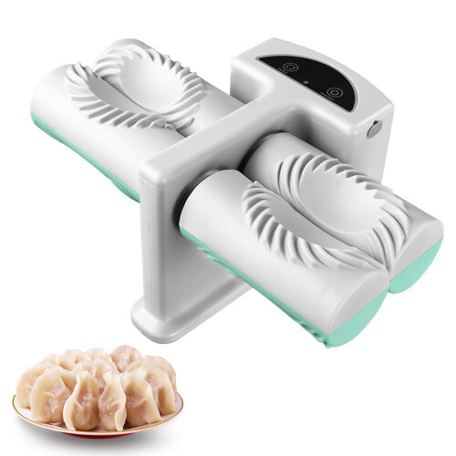 Macchina per dumpling a due dimensioni 1300 mAh Bianco/Verde