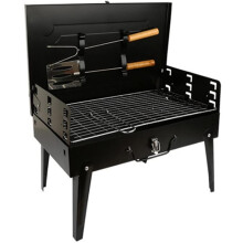 Portable Charcoal Grill Foldable Tabletop Design for Camping Patio Backyard and Outdoor Cooking