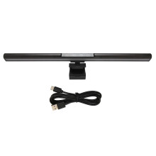 Barra de luz para monitor alimentada por USB, control táctil, ángulo ajustable, protección ocular, sin parpadeo, diseño de fuente de luz