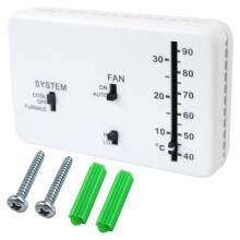 RV Thermostat 3106995.032 Replacement Analog Heat Cool Camper Easy Temperature Control for Dometic