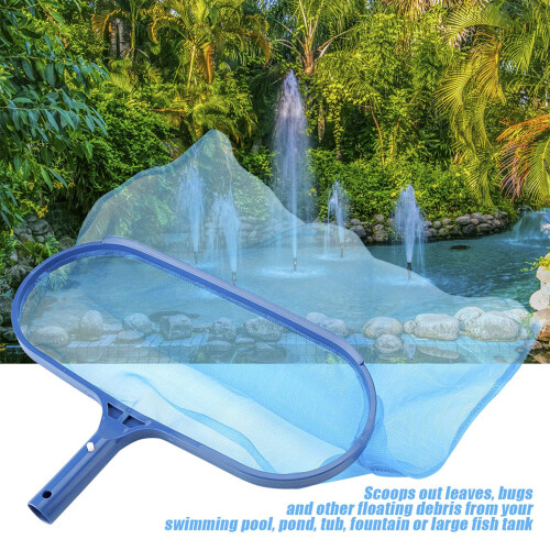 Professional Pool Leaf Skimmer Net with Fine Mesh Deep Bag for Fast Debris Removal 2
