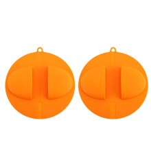 2PCS Silicone BBQ Grill Gloves Heat Resistant Waterproof Non Slip Mitts for Outdoor Indoor Cooking