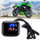 Universal 12V 3-in-1 Temp Volt Meter with USB Waterproof for Motorcycles 8