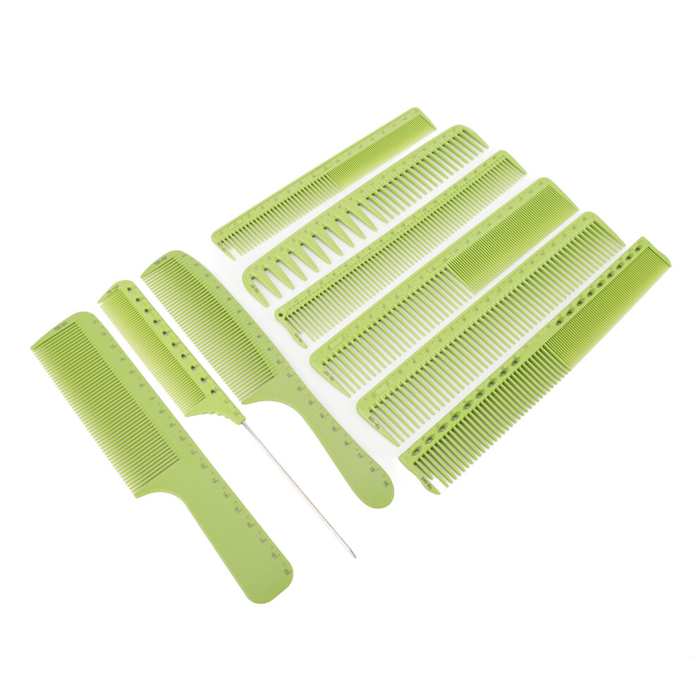 9 Pcs High Temp Resistant Hair Comb Set for Men and Stylists