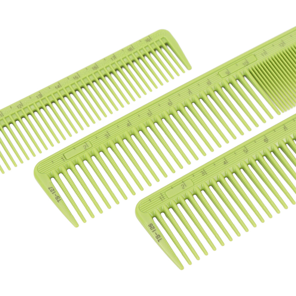 Stylist's 9 Pcs Hair Comb Kit Heatproof ABS