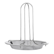Stainless Steel Vertical Chicken Roaster Rack for Grill and Oven, Foldable Detachable Easy Clean BBQ Stand