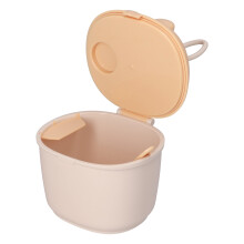 Portable Yellow Bunny Ears Baby Feed Storage Box Sealed PP Box with Spoon