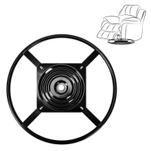 Heavy Duty Swivel Chair Base 22 Inch with 10 Inch Mount Plate, Metal Recliner Replacement Part