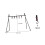 Camping Hanging Rack with SpaceSaving Triangular Design and MultiPurpose Hooks for Outdoor Cooking 2
