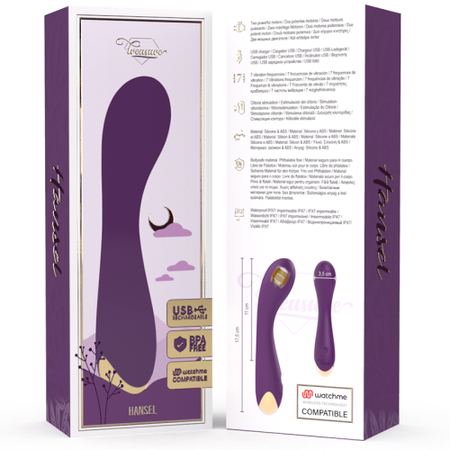 TREASURE - HANSEL G-SPOT VIBRATOR + WATCHME REMOTE CONTROL 1
