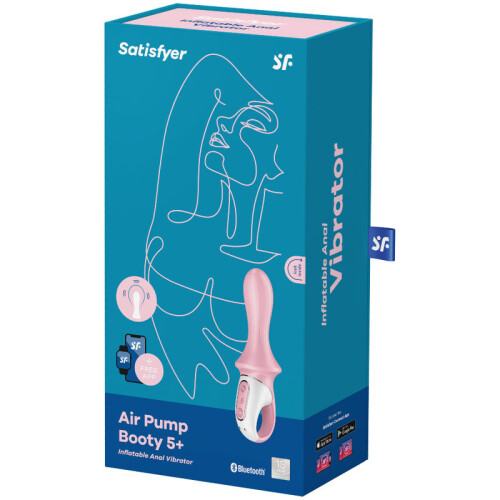 Satisfyer Air Pump Booty 5 App Controlled Inflatable Anal Vibrator