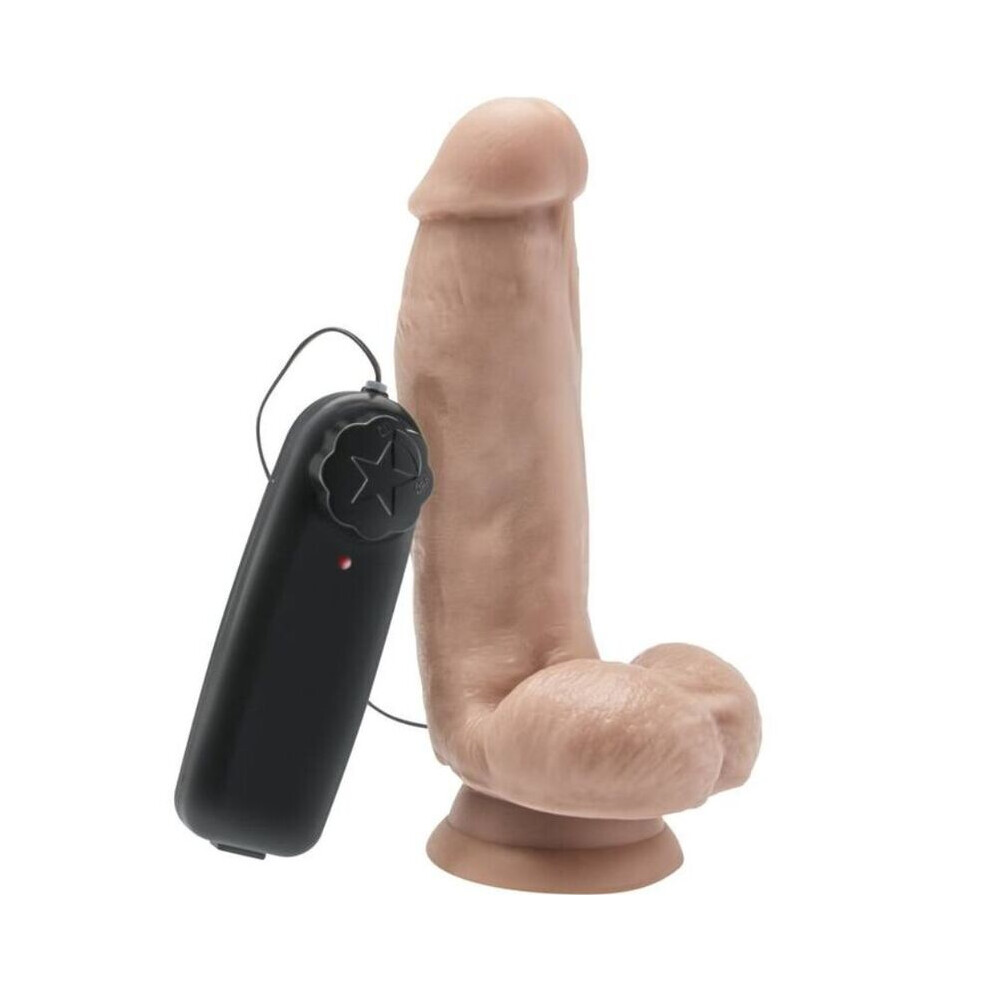 Get Real - Dildo 12 Cm With Balls Vibrator Skin