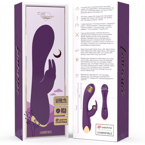 TREASURE - LAURENCE RABBIT VIBRATOR + WATCHME REMOTE CONTROL 1