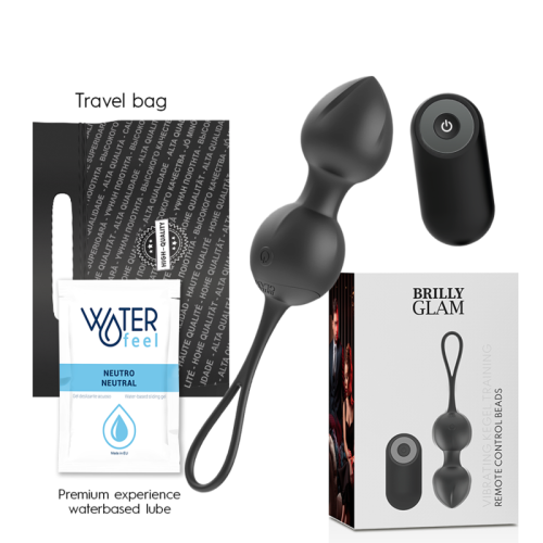 BRILLY GLAM - VIBRATING KEGEL BEADS REMOTE CONTROL 1