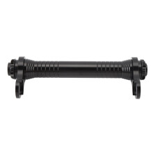 Barre d'extension de roue de vélo pliable en aluminium noir