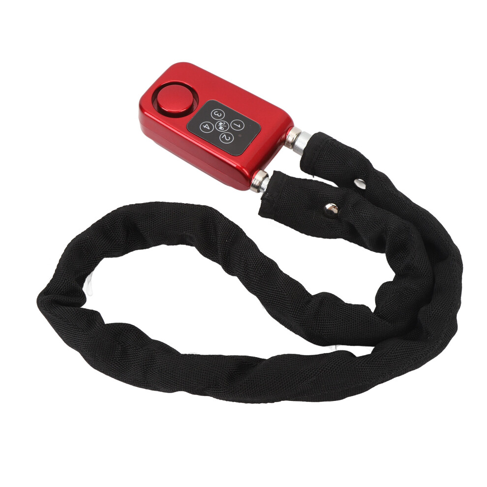 Heavy Duty 80Cm Alloy Steel Chain Lock With Alarm And Keyless Security 9401384820849