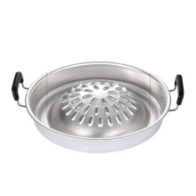 Portable BBQ Grill 3 in 1 Korean Hot Pot Grill with Adjustable Fire Control Fast Heat Transfer Large Size