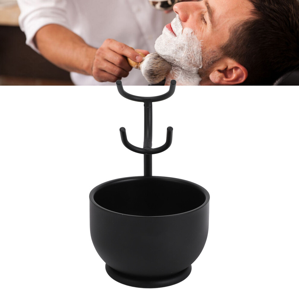 Metal Shaving Brush Stand with Bowl Grooming Kit, Durable and Stylish