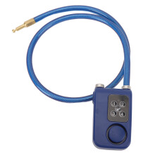 Blu 10mmx80cm lucchetto da bici senza chiave con telecomando 350mAh