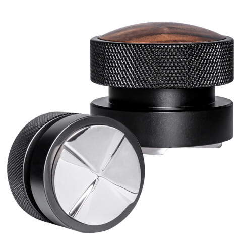Selbstanpassender Espresso-Nivellierer 51/53/58.35mm Schwarz