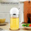 2-in-1 Ölspender, 550ml, Glas & PP, ergonomisch 2