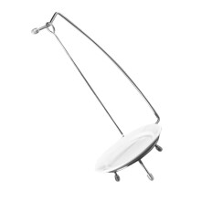 Stainless Steel Vertical Skewer Stand with Removable Spikes for Shawarma and Brazilian BBQ