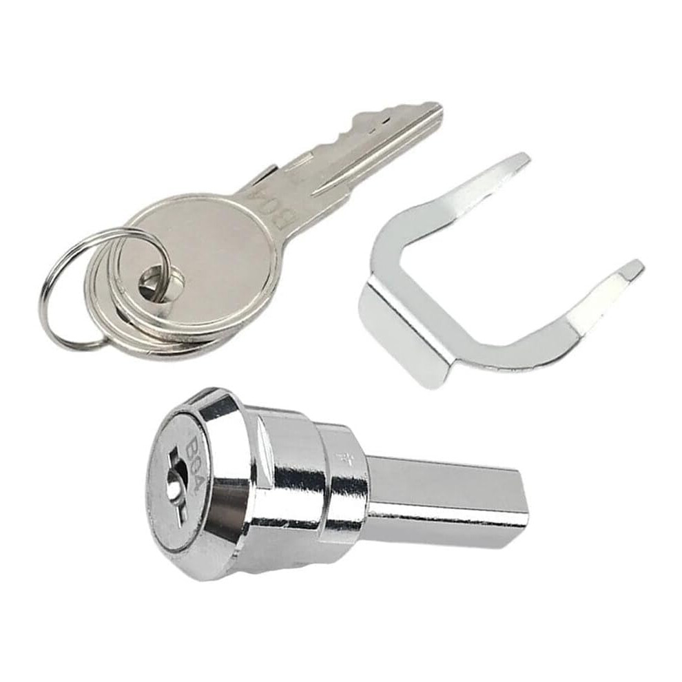 Universal Toolbox Lock Set, Durable Iron Cabinet Drawer Cam Lock With 2 Keys, 180 Rotation Design 9771547869894