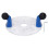 Universal PVC Router Base Plate for Table Trim, Round Shank, Clear 3