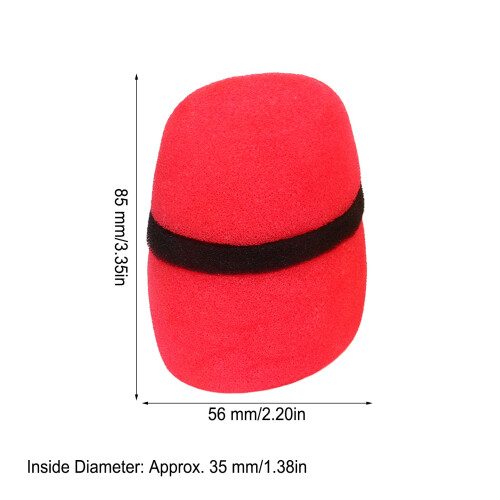 Thickened Drop-Resistant Microphone Windscreen Cover 56x85mm 2