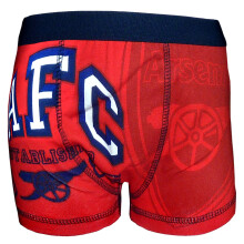 Arsenal FC Official Football Gift 1 Pack Boys Boxer Shorts Red 5-6 Years