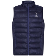 Tottenham Hotspur Official Boys Body Warmer Gilet Navy Blue Zip 4-5 Years