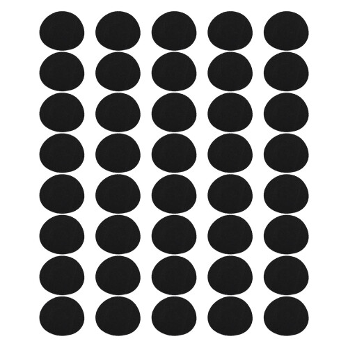 40 Stück Sensor-Patches Schwarz 7,5 cm selbstklebend 2