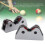 2 Stück Billard-Queue Geradheitsprüfer Silber 8