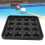 16-Ball Kunststoff-Billard-Tablett, schwarzer Poolhalter 2