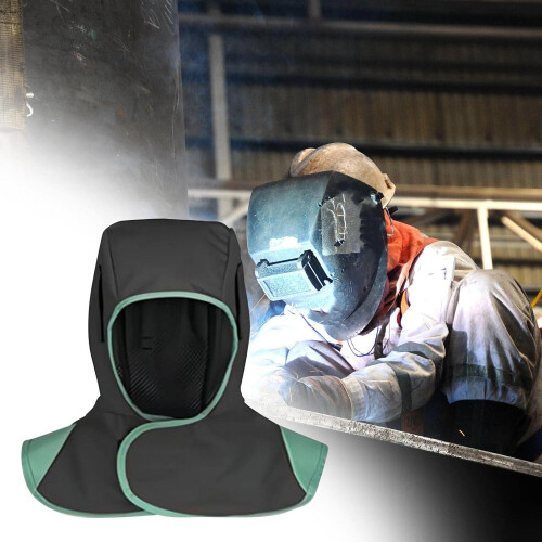 Flame Resistant Welding Hood with Breathable Mesh Lining, Adjustable Fireproof Cap for Welders 2