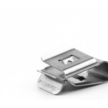Solar Cable Clips 400 Pack SUS304 90 Degree Stainless Steel Wire Clamp for Solar Panel Mounting and Quick Cable Management