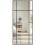 Homcom HOMCOM Window Style Vanity Mirror 110 x 50cm Hanging Wall Mirror Black 2